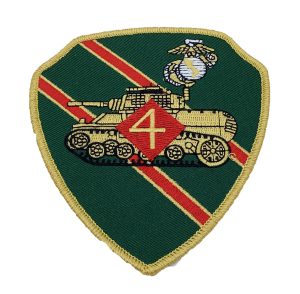 4th Tank Bn Patch – No Hook and Loop