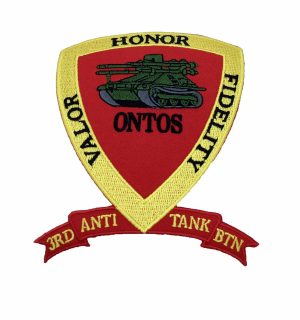 3rd Anti-Tank Bn Patch – No Hook and Loop