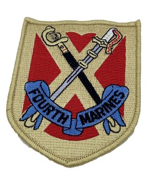 4th Marines Patch – No Hook and Loop
