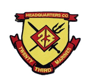 HQ Company 23rd MARDIV Patch – No Hook and Loop