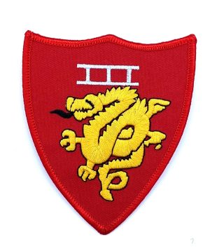 3rd Marine Amphibious Force Patch – Plastic Backing/ Sew On, 4″