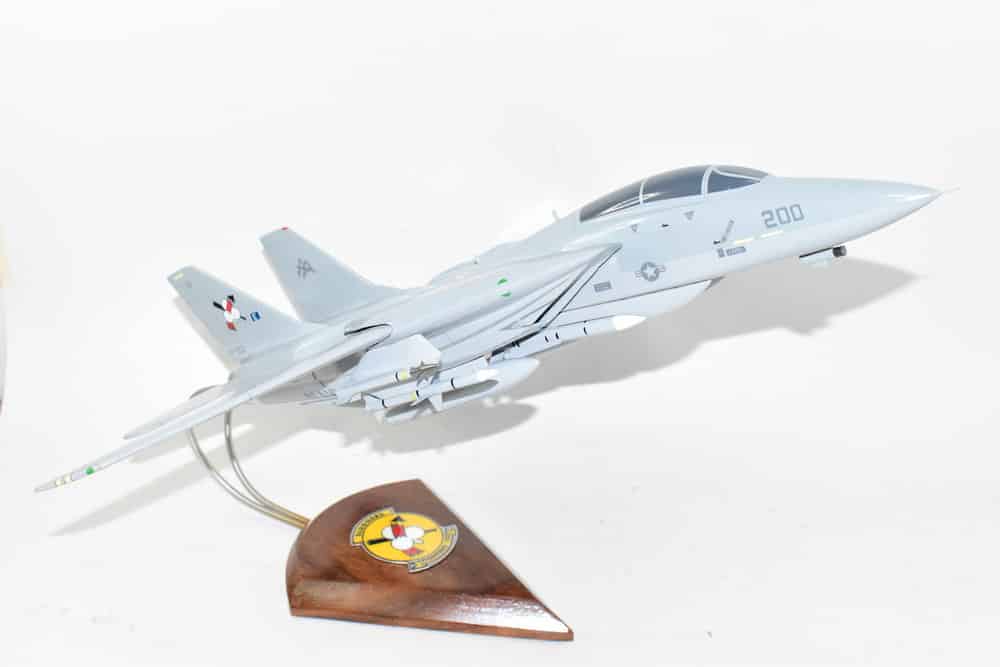 VF-103 Sluggers F-14a (1993) Model, 1/42 (18″) Scale, Mahogany, Navy, Fighter