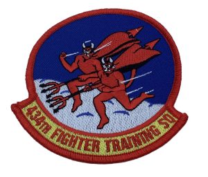 434th Fighter Training Squadron Patch – With hook and loop