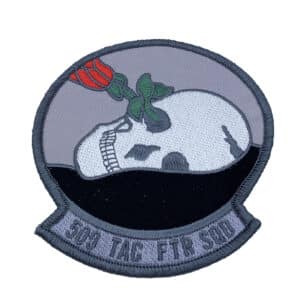 509th Tactical Fighter Squadron Patch – Plastic Backing