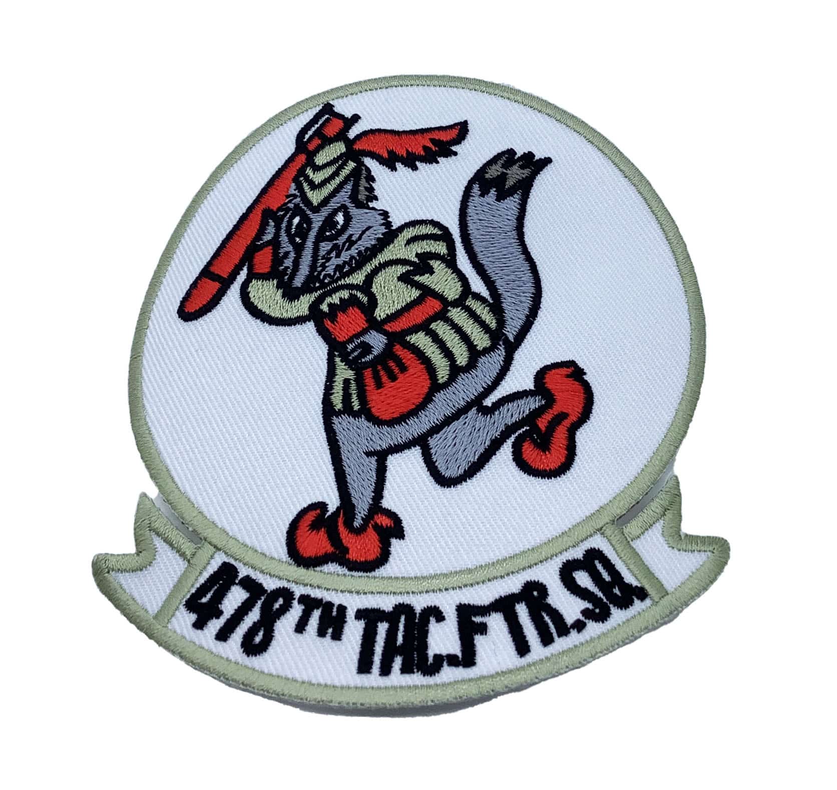 478th Tactical Fighter Squadron Patch – With hook and loop