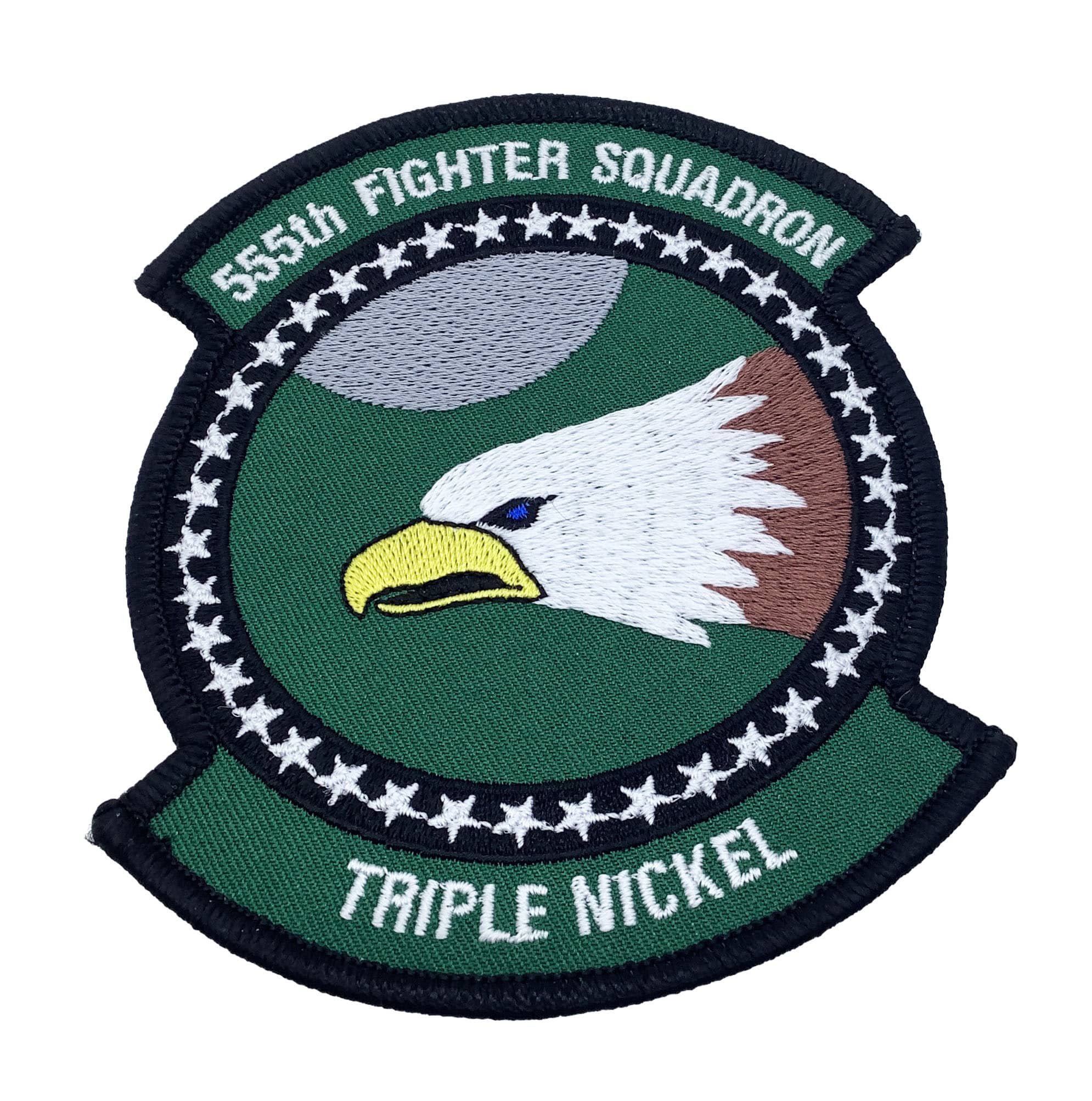 555th Fighter Squadron Patch – Plastic Backing