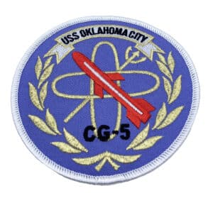 CG-5 USS Oklahoma City Patch – Plastic Backing