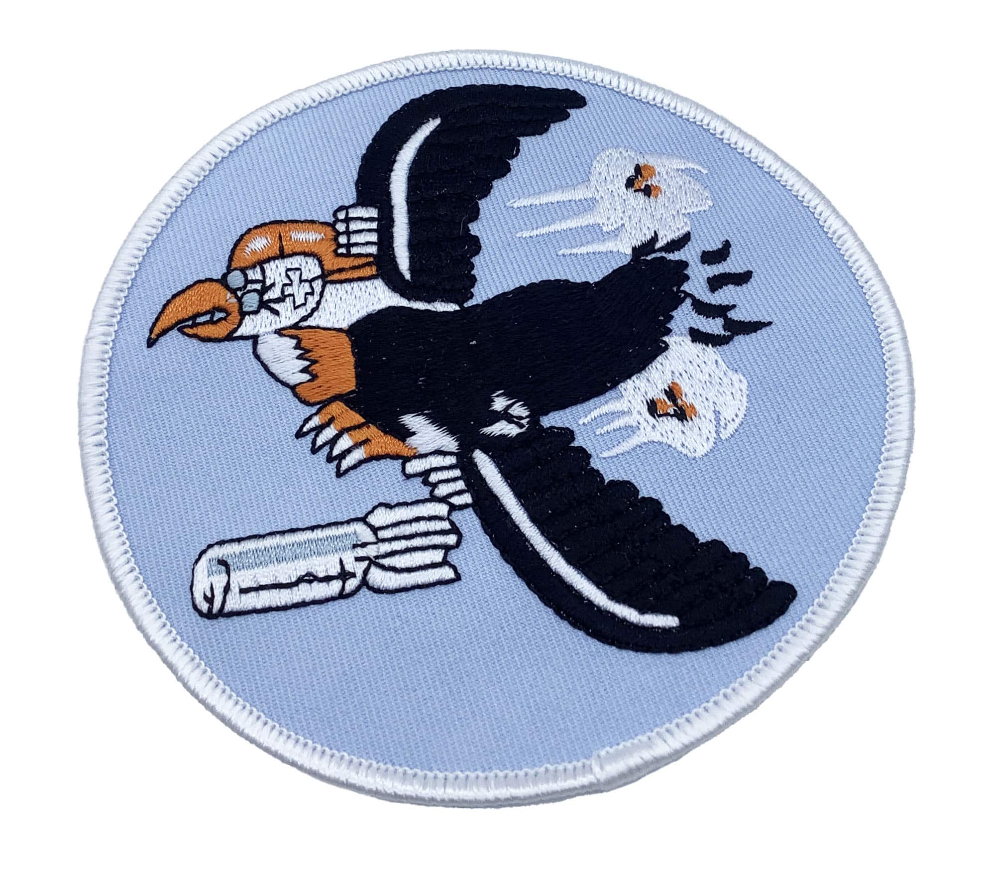 511th Tactical Fighter Squadron Patch – Plastic Backing