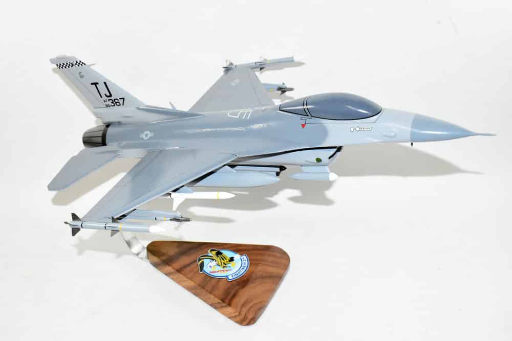Lockheed Martin® F-16 Fighting Falcon®, 612th Tactical Fighter Squadron, 18″ Mahogany Scale Model