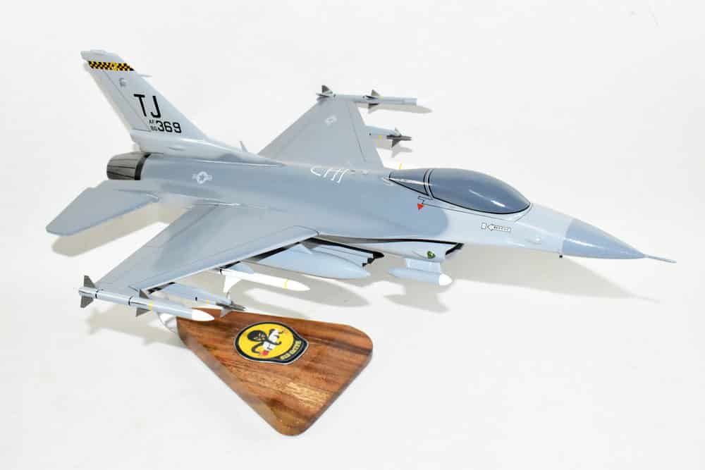 Lockheed Martin® F-16 Fighting Falcon®, 613th Tactical Fighter Squadron, 18″ Mahogany Scale Model