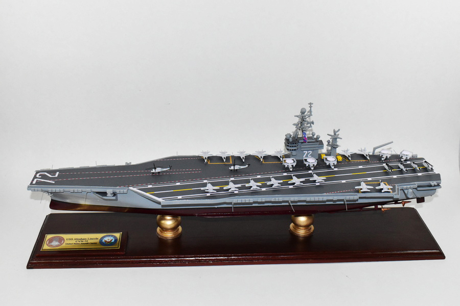 USS Abraham Lincoln CVN-72 Nimitz Class Carrier Model, Navy, 24″