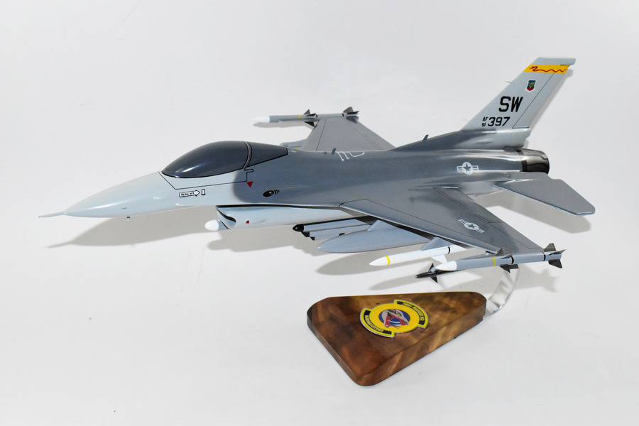 Lockheed Martin® F-16 Fighting Falcon®, 78th Fighter Squadron, 1/33 (18″) Mahogany Scale Model