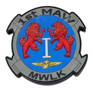1st Marine Air Wing PVC Patch – With Hook and Loop