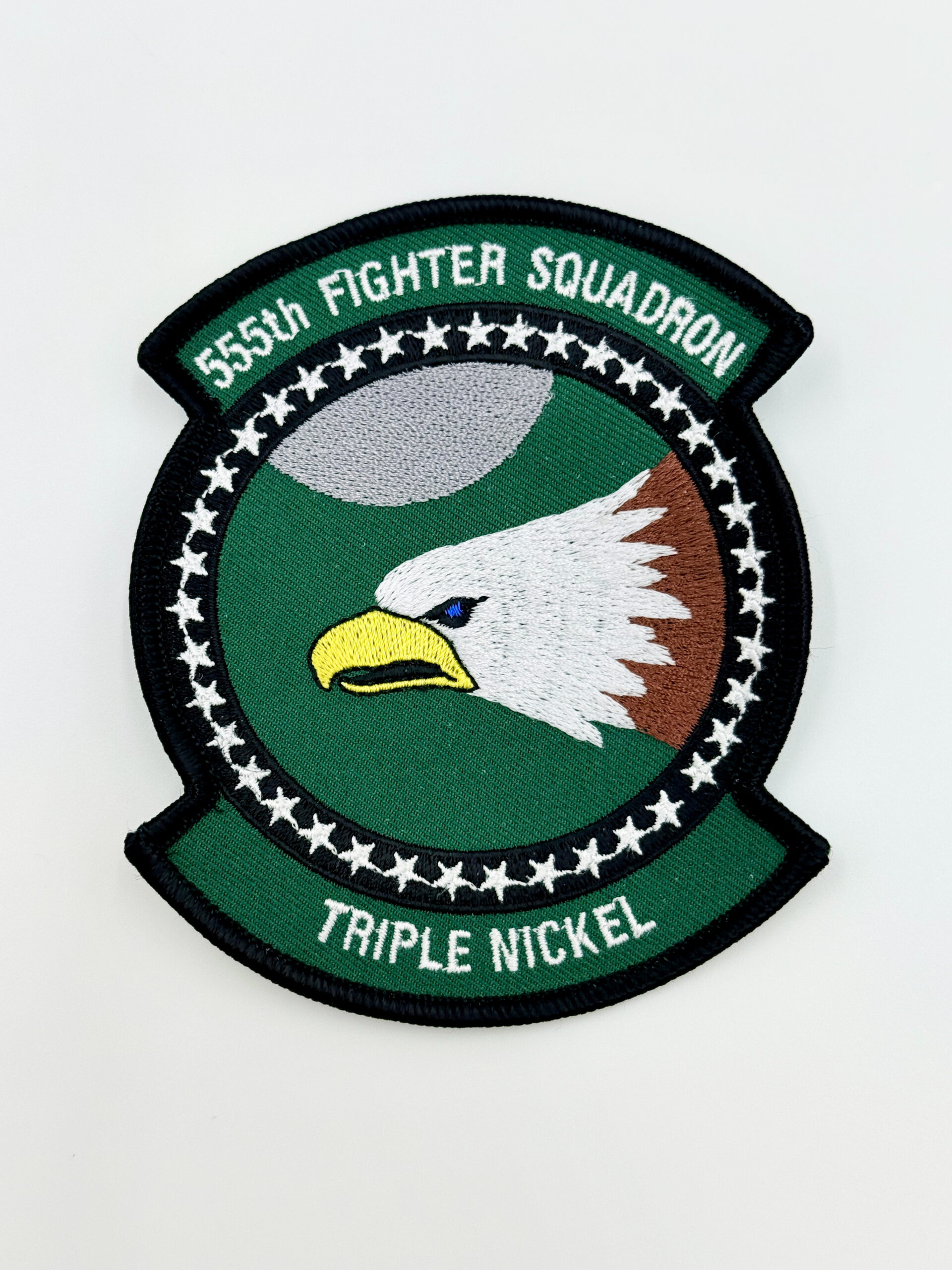 555th Fighter Squadron Patch –With hook and loop, 4 in