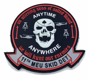 HMLA-267 11th MEU Skid DET PVC Patch – With Hook and Loop