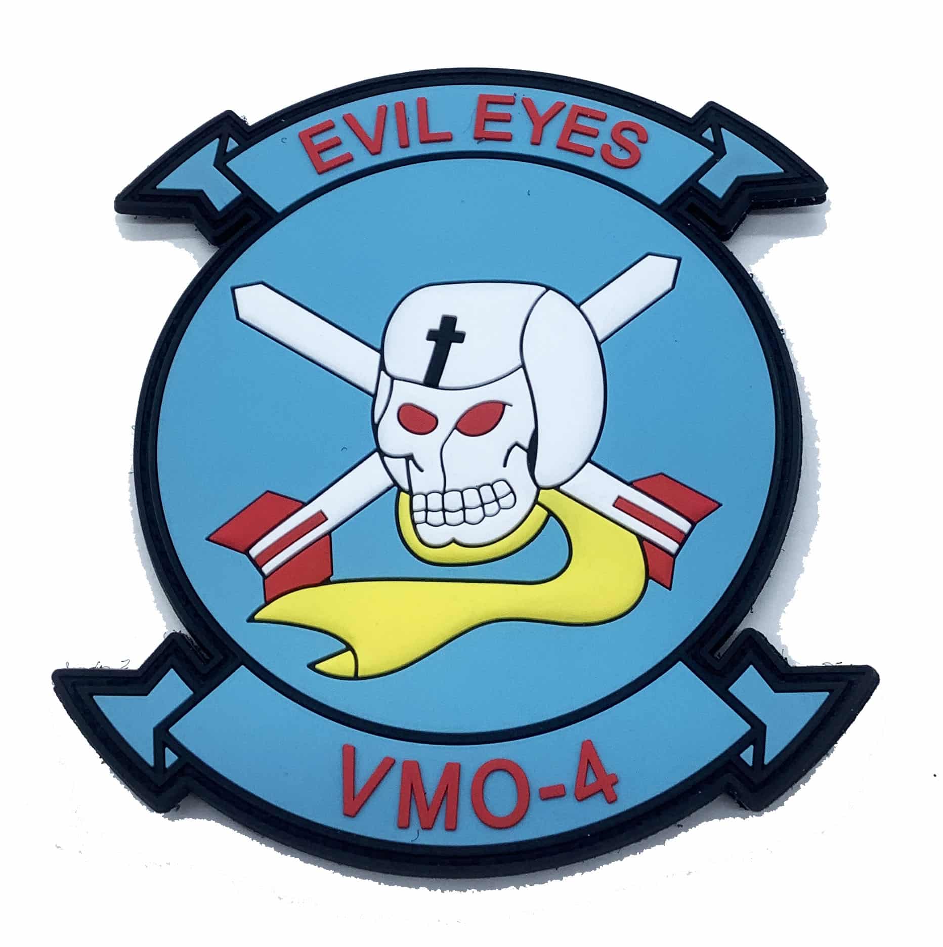 VMO-4 Evil Eyes PVC Patch – With Hook and Loop