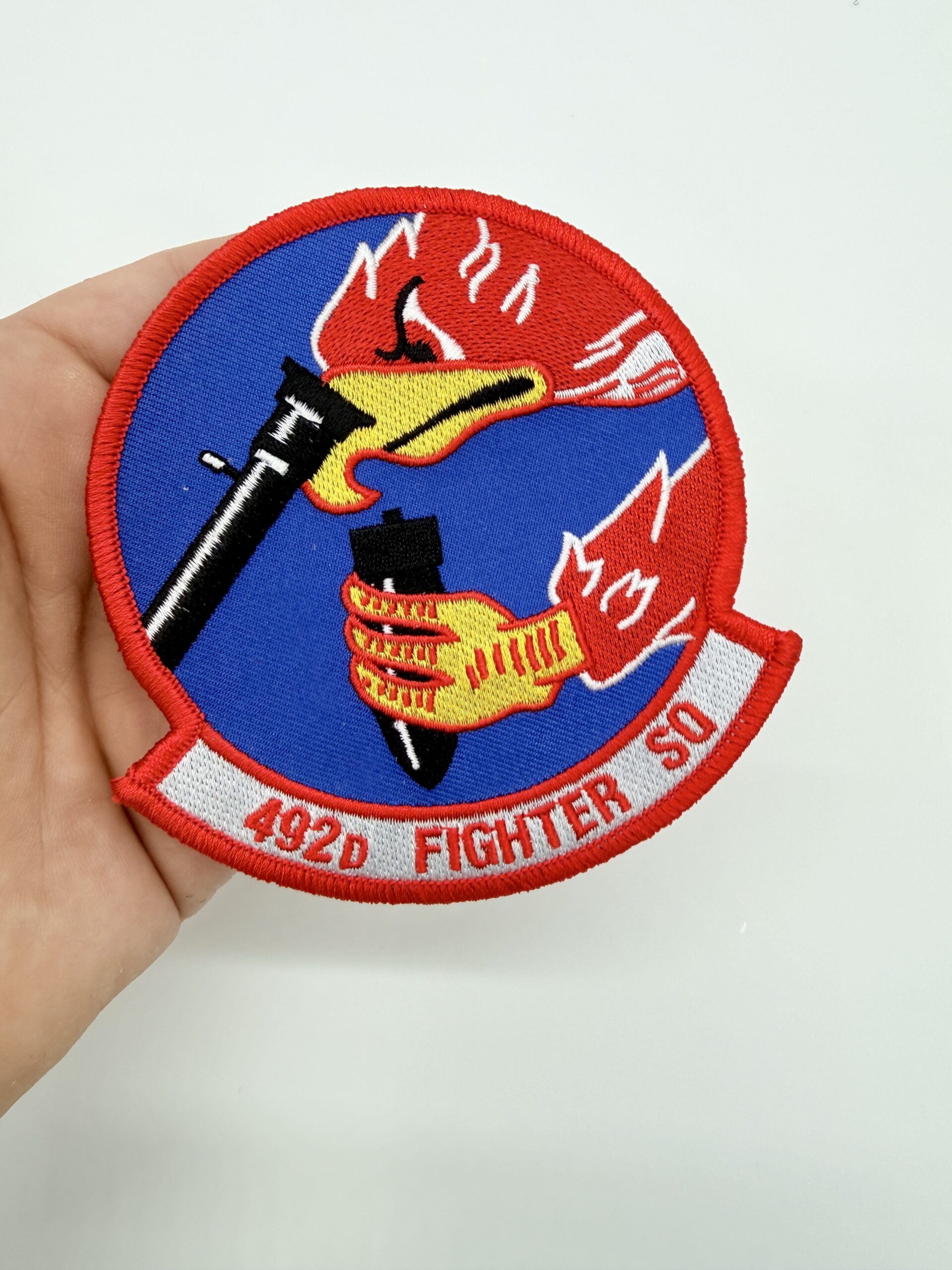 8th Tactical Fighter Wing Patch – With Hook and Loop, 3.5