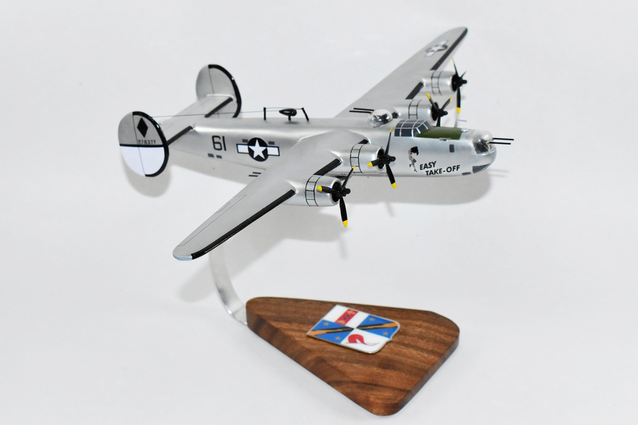 Lockheed Martin® (Consolidated) B-24®, 454th BG 738th BS, Easy Take Off, 18″ Mahogany Model