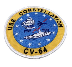 CV-64 USS Constellation Patch - Plastic Backing