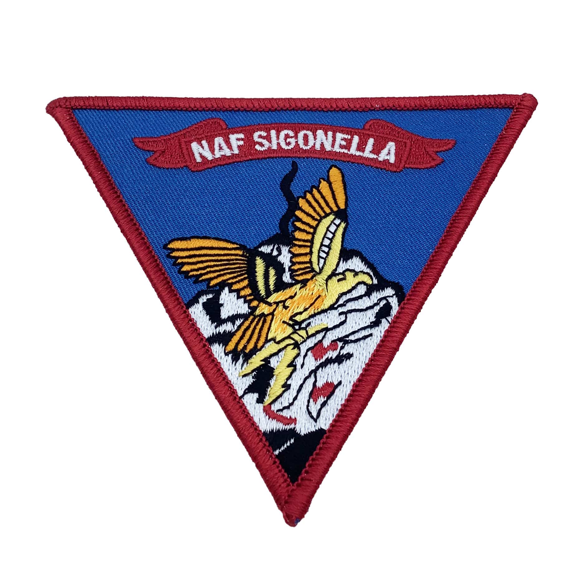 NAF Sigonella Patch – Plastic Backing
