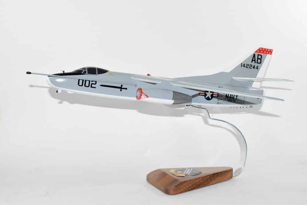 VAH-10 Vikings 1966 KA-3B Model, A3D Skywarrior Model, 1/50th Scale Model, Mahogany,