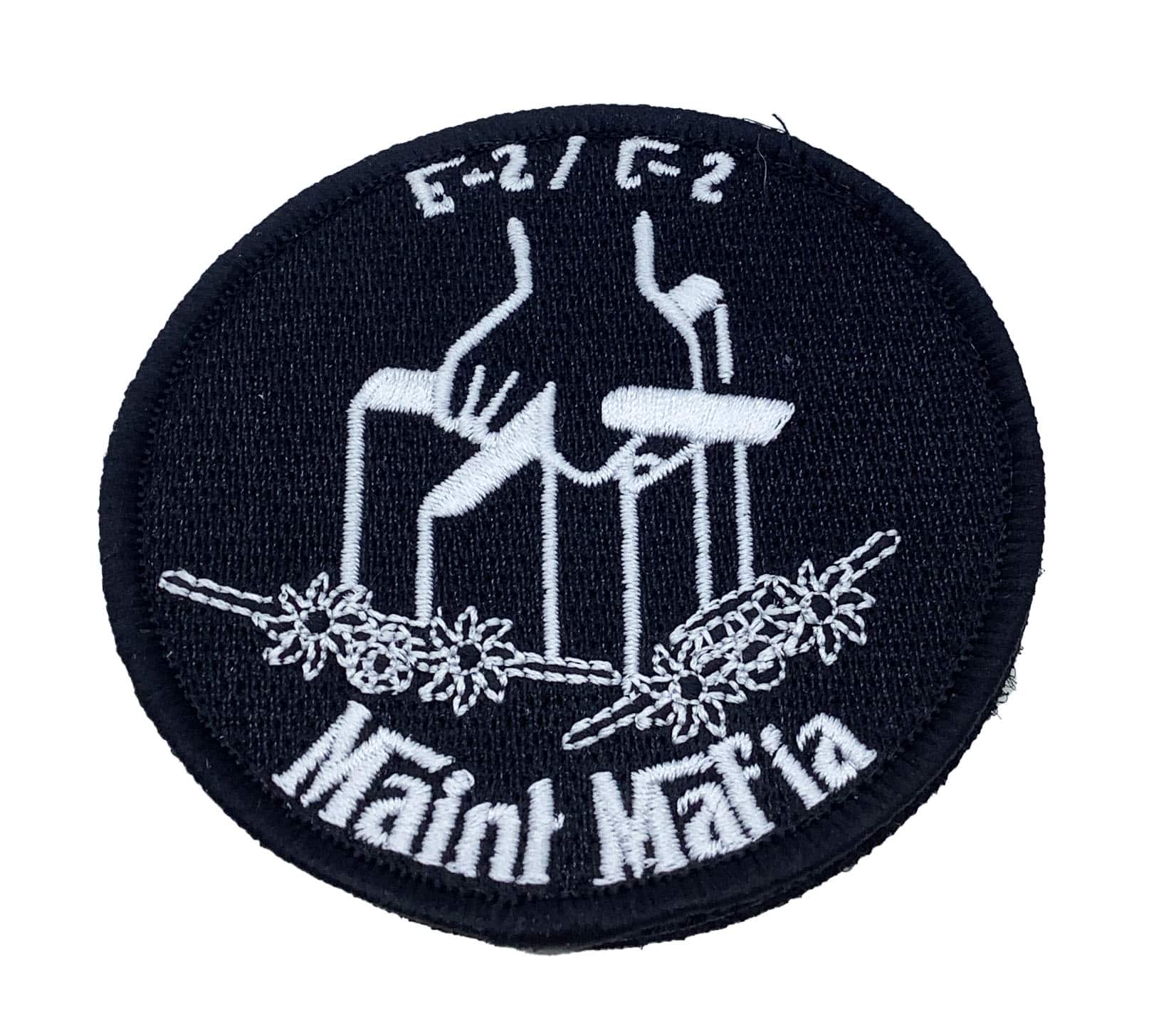 VAW-123 E-2/C-2 Maintenance Mafia Patch – with Hook and Loop