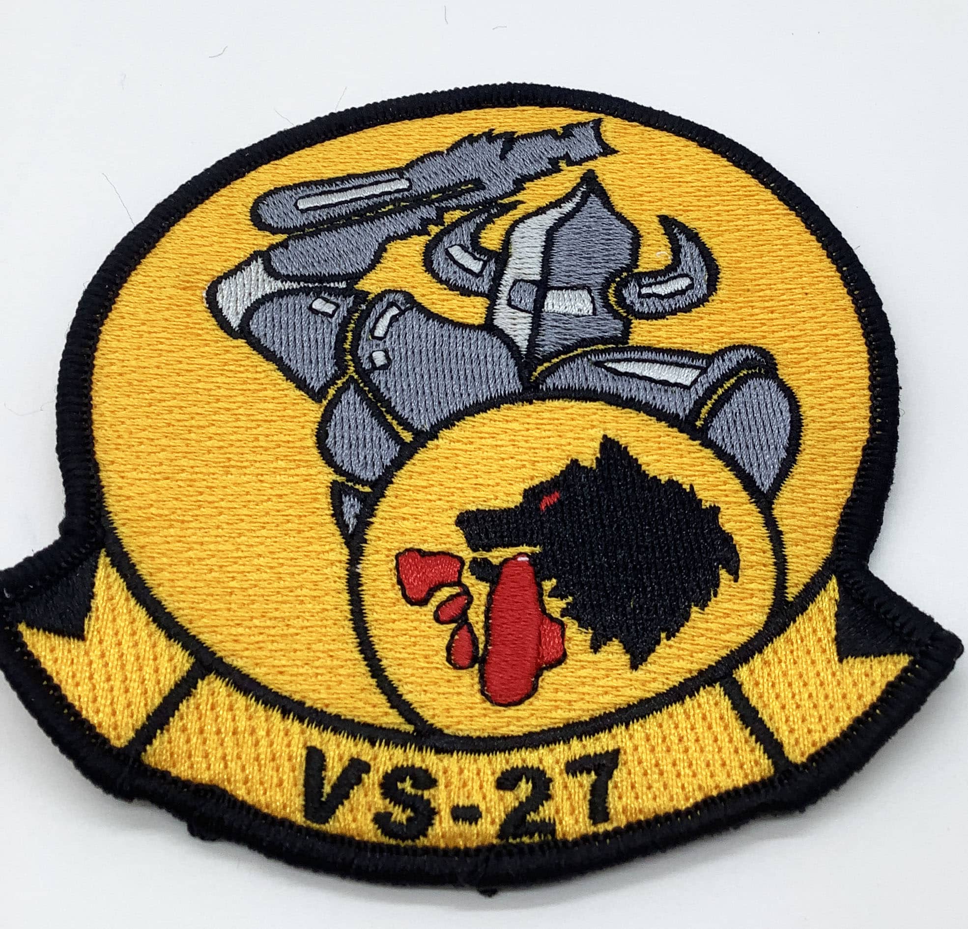VS-27 Seawolves Patch – Plastic Backing