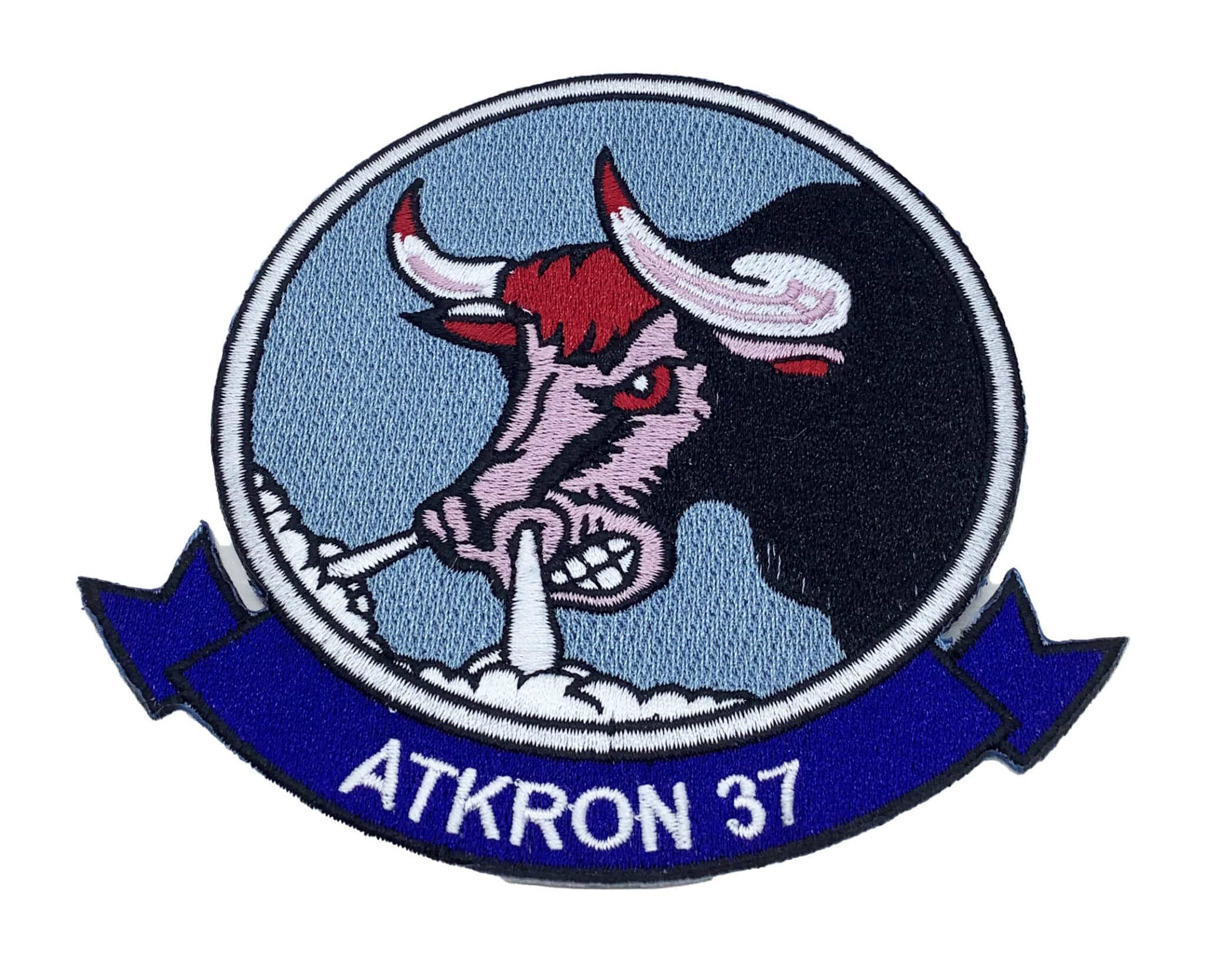 VA-37 Bulls Squadron Patch – Plastic Backing
