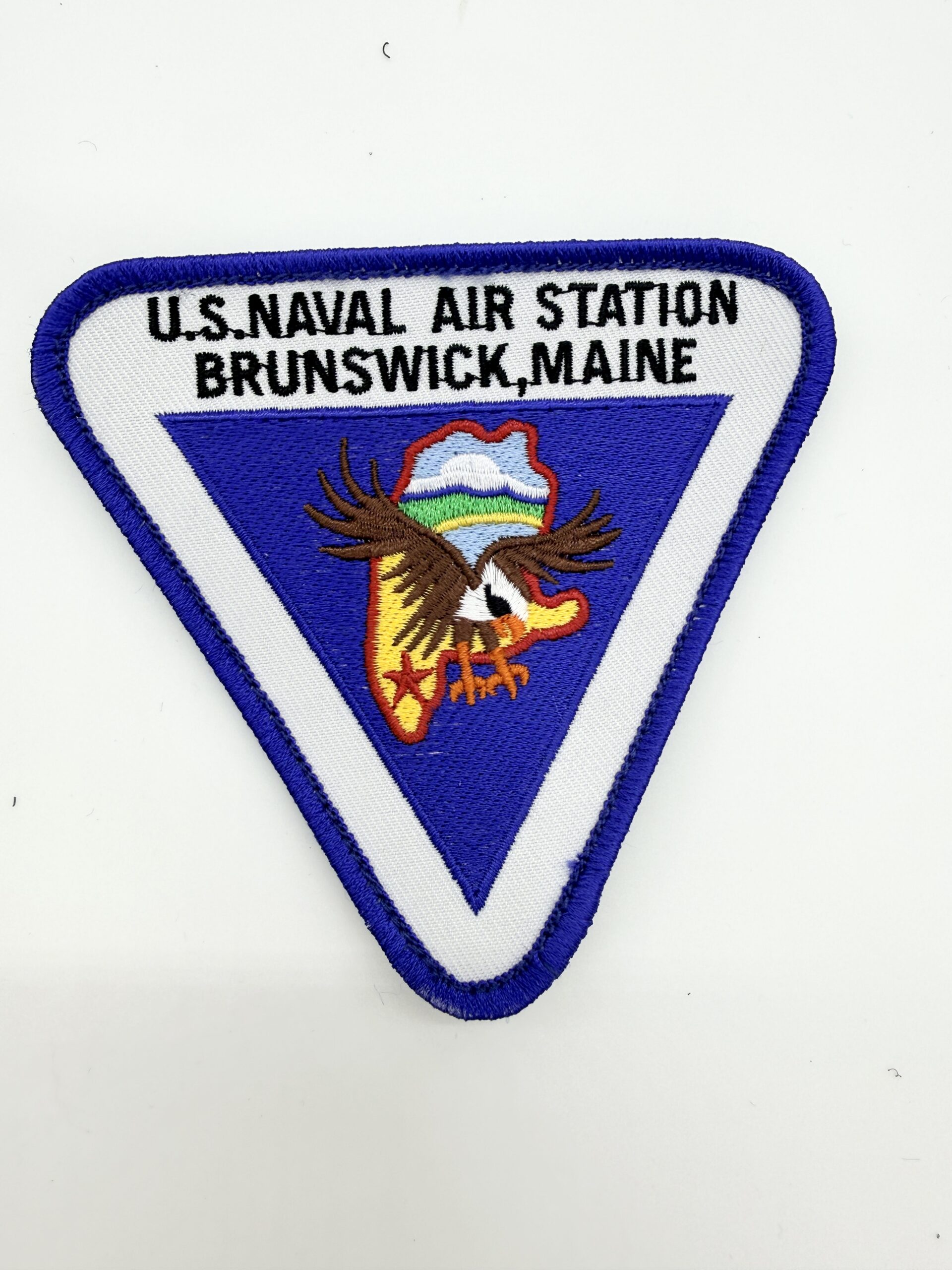 NAS Brunswick Patch – With Hook and Loop, 4″