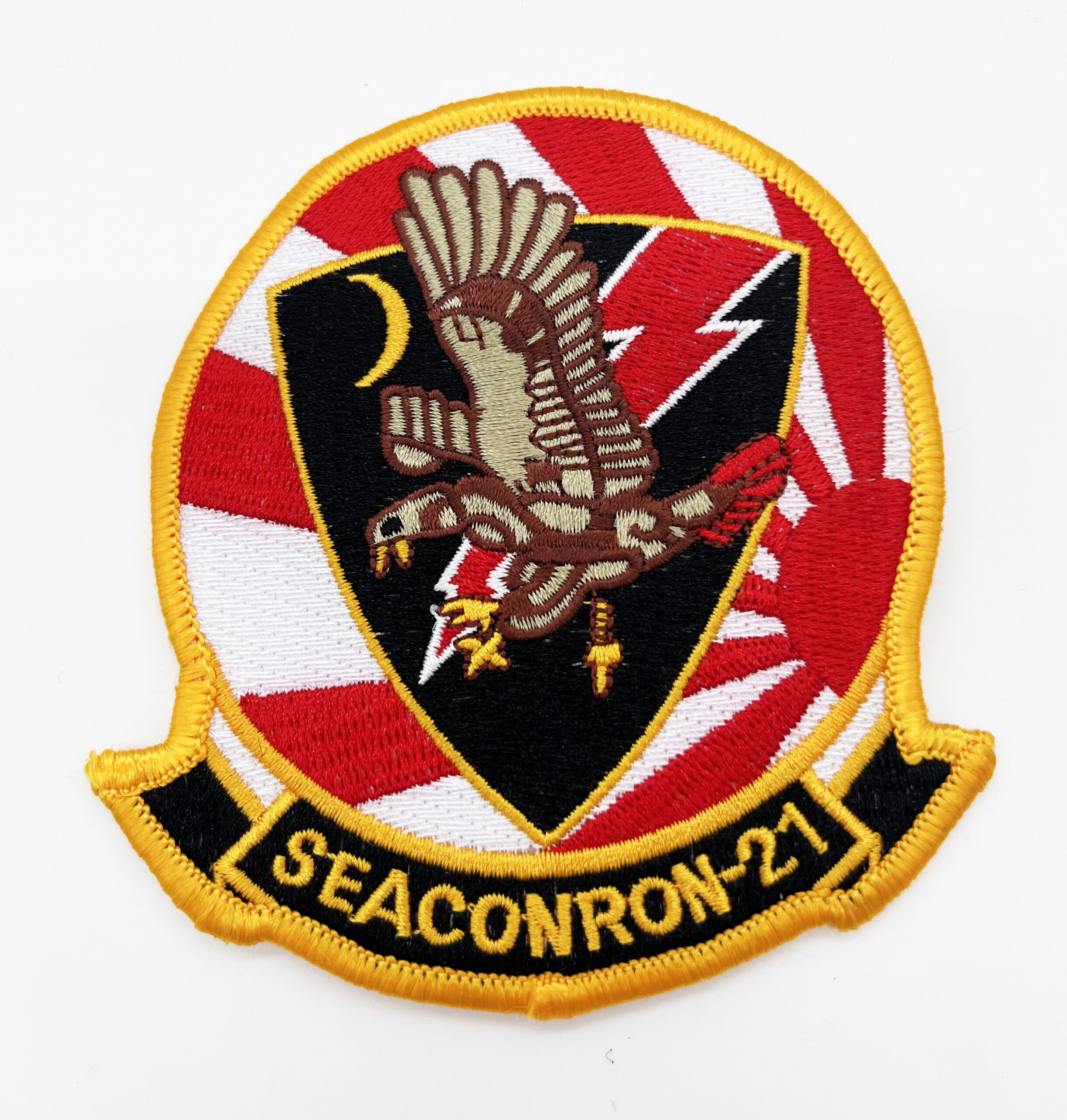 VS-21 Redtails Patch – Plastic Backing, 4 inch