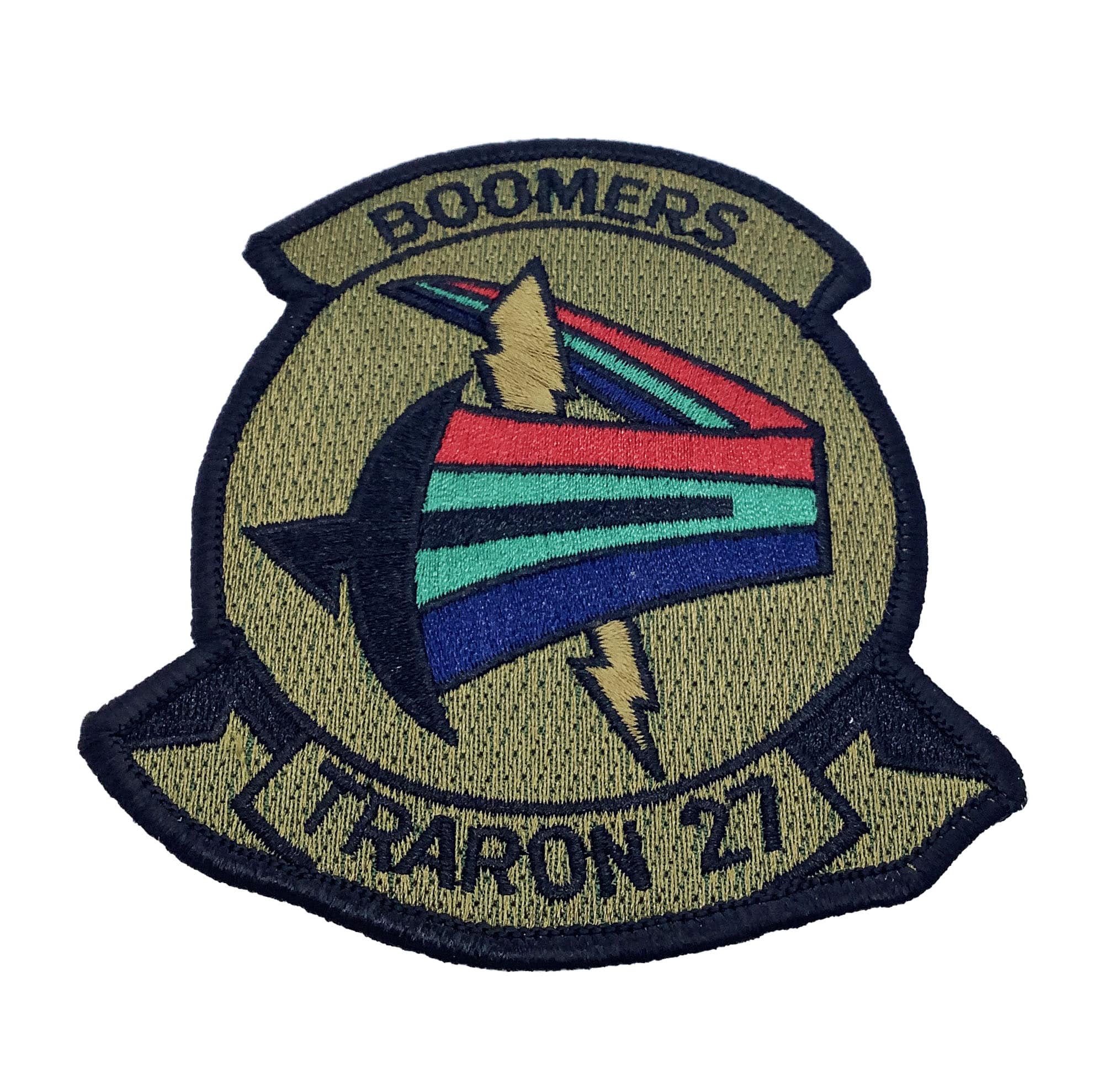 VT-27 Boomers Green Squadron Patch – Sew on 4″