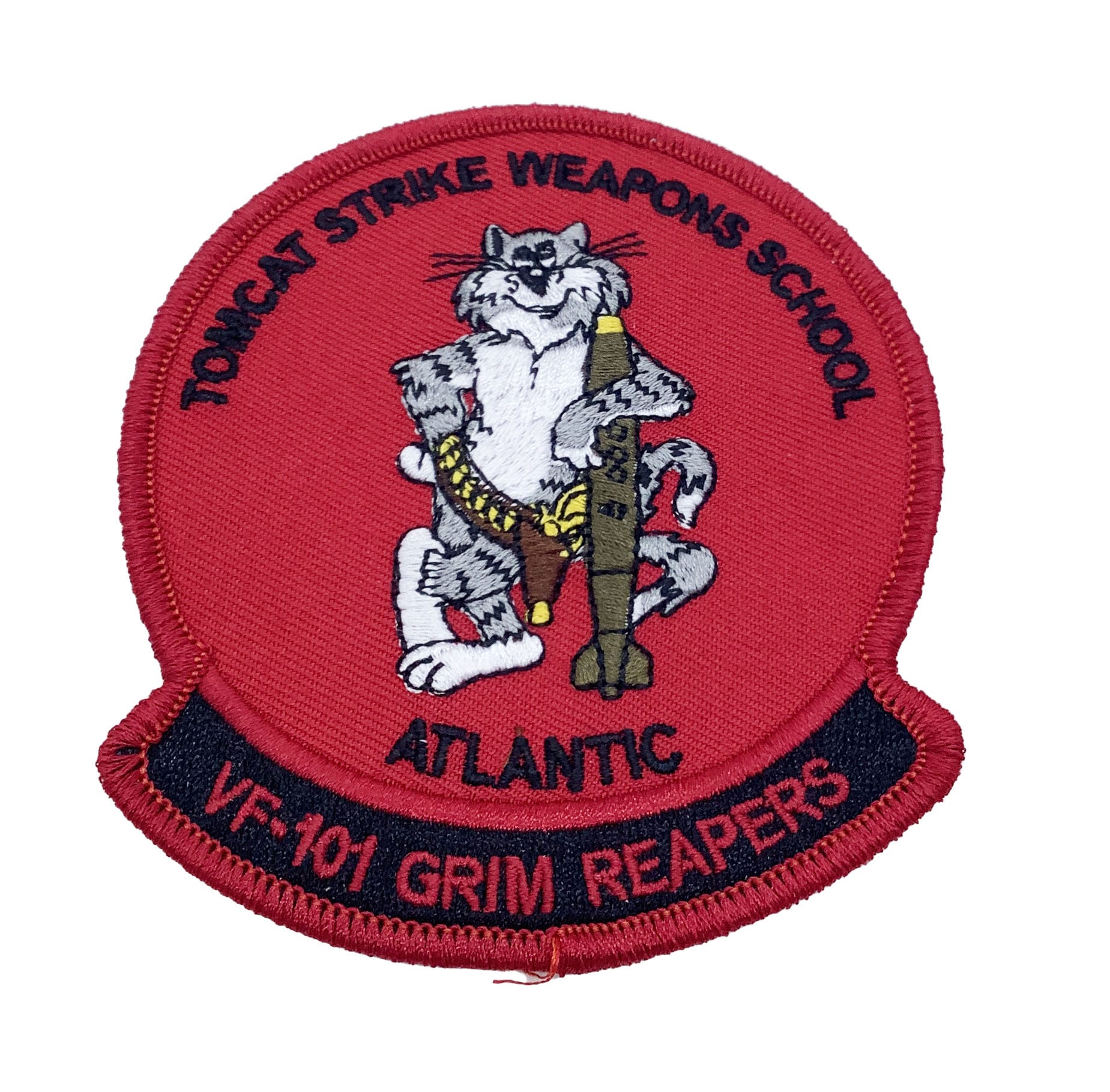 VF-101 Grim Reapers Tomcat Strike Weapons School Patch – Plastic Backing