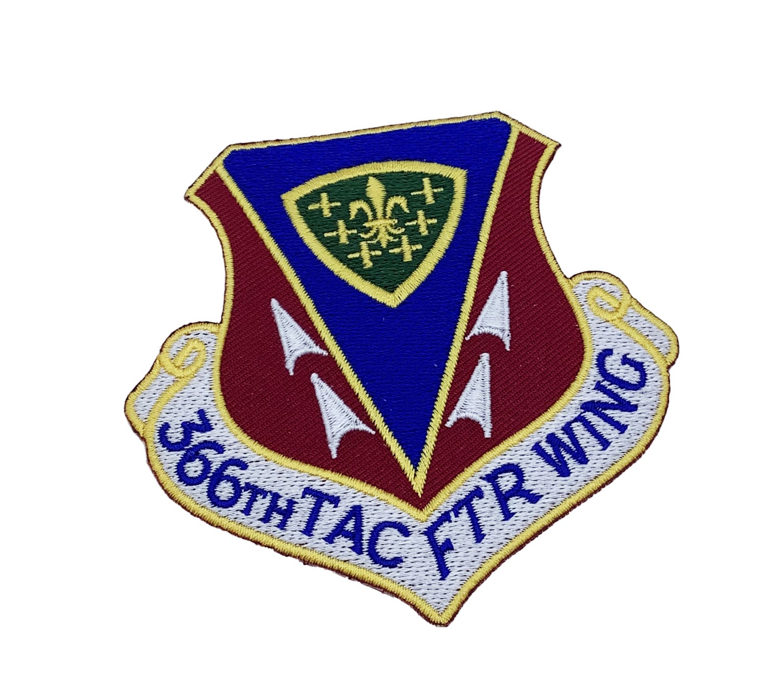 366th Tactical Fighter Wing 3.5″ Patch – Plastic Backing/ Sew On