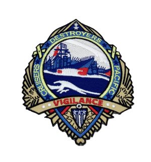 Top Gun Patch of Cruisers, Destroyers Pacific Vigilance