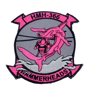 HMH-366 Hammerheads Cancer Awareness Patch – With Hook and Loop