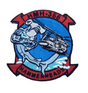 HMH-366 Hammerheads 2020 Patch (Glow Thread) – With Hook and Loop
