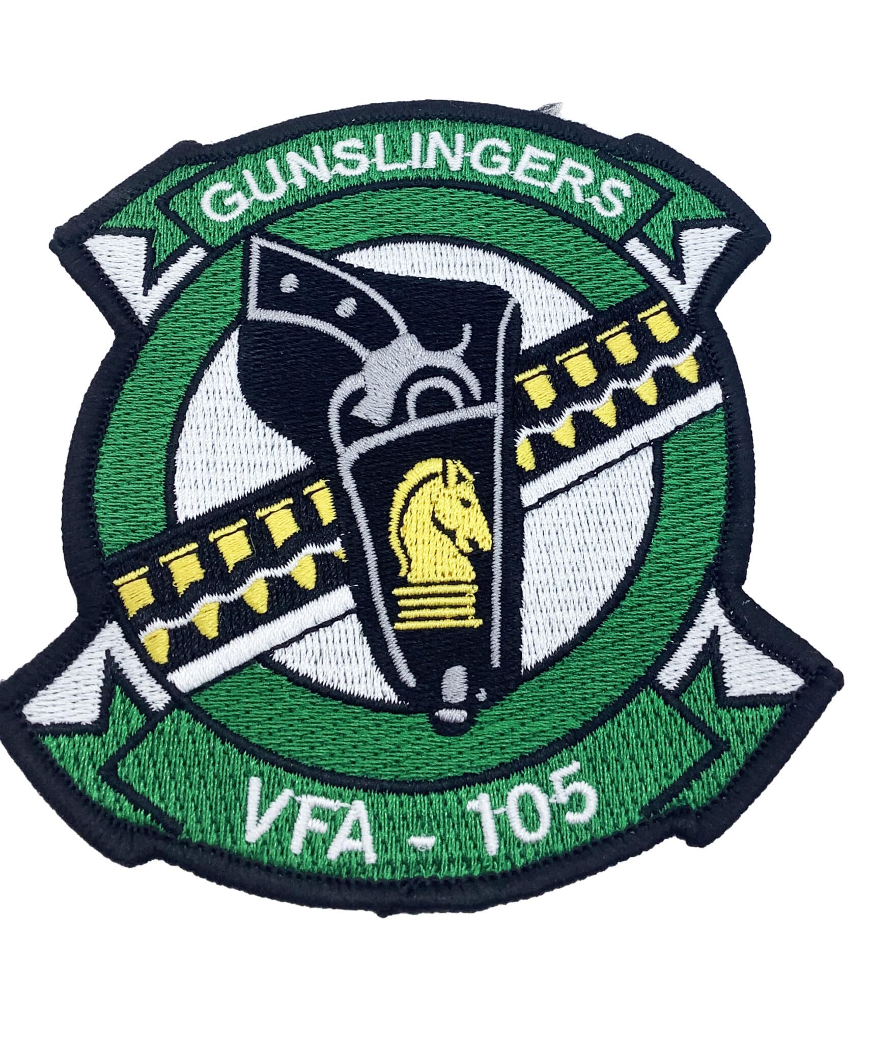 VFA-105 Gunslingers Patch –  With Hook and Loop