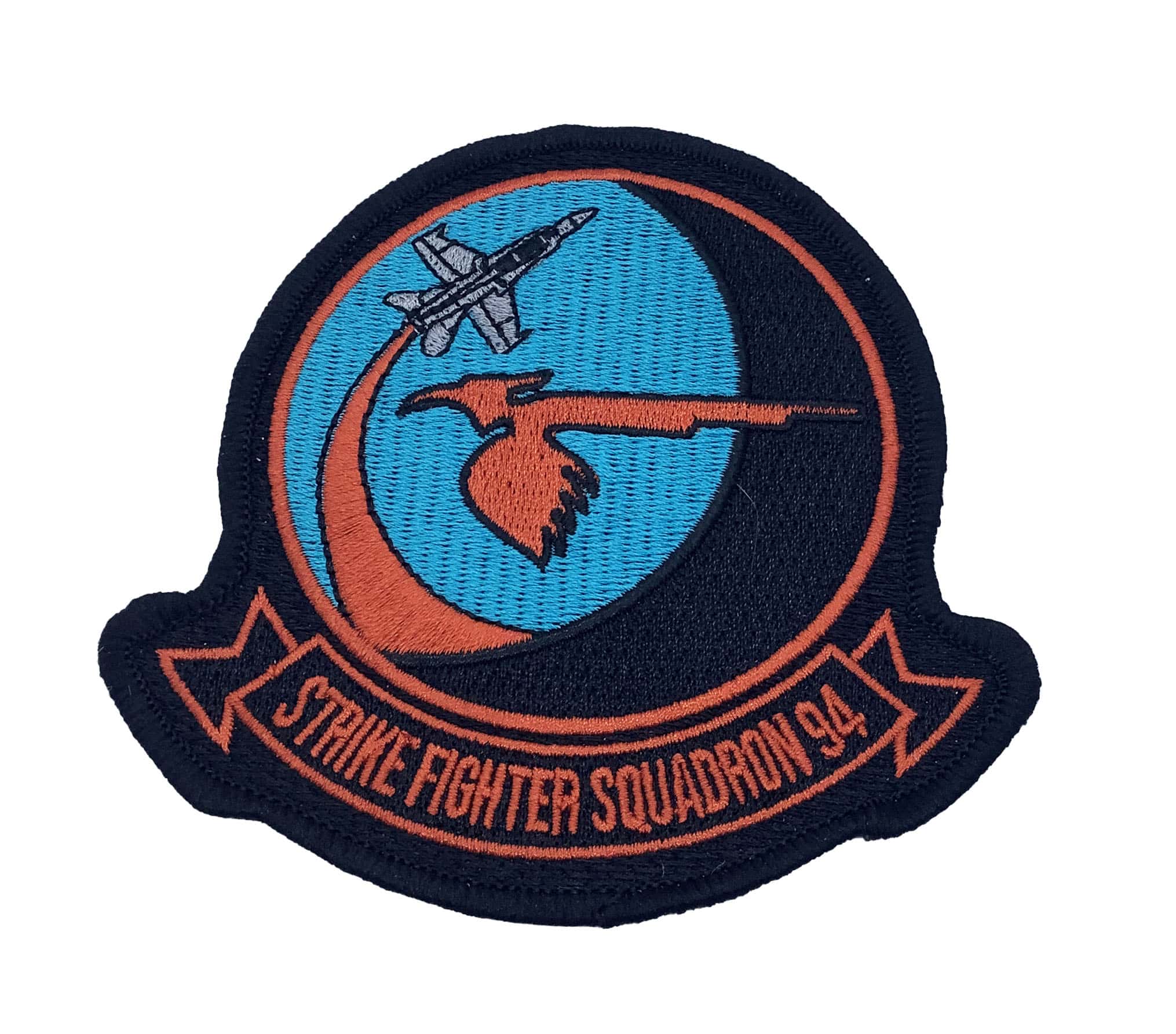 VFA-94 Shrikes Squadron Patch –  With Hook and Loop