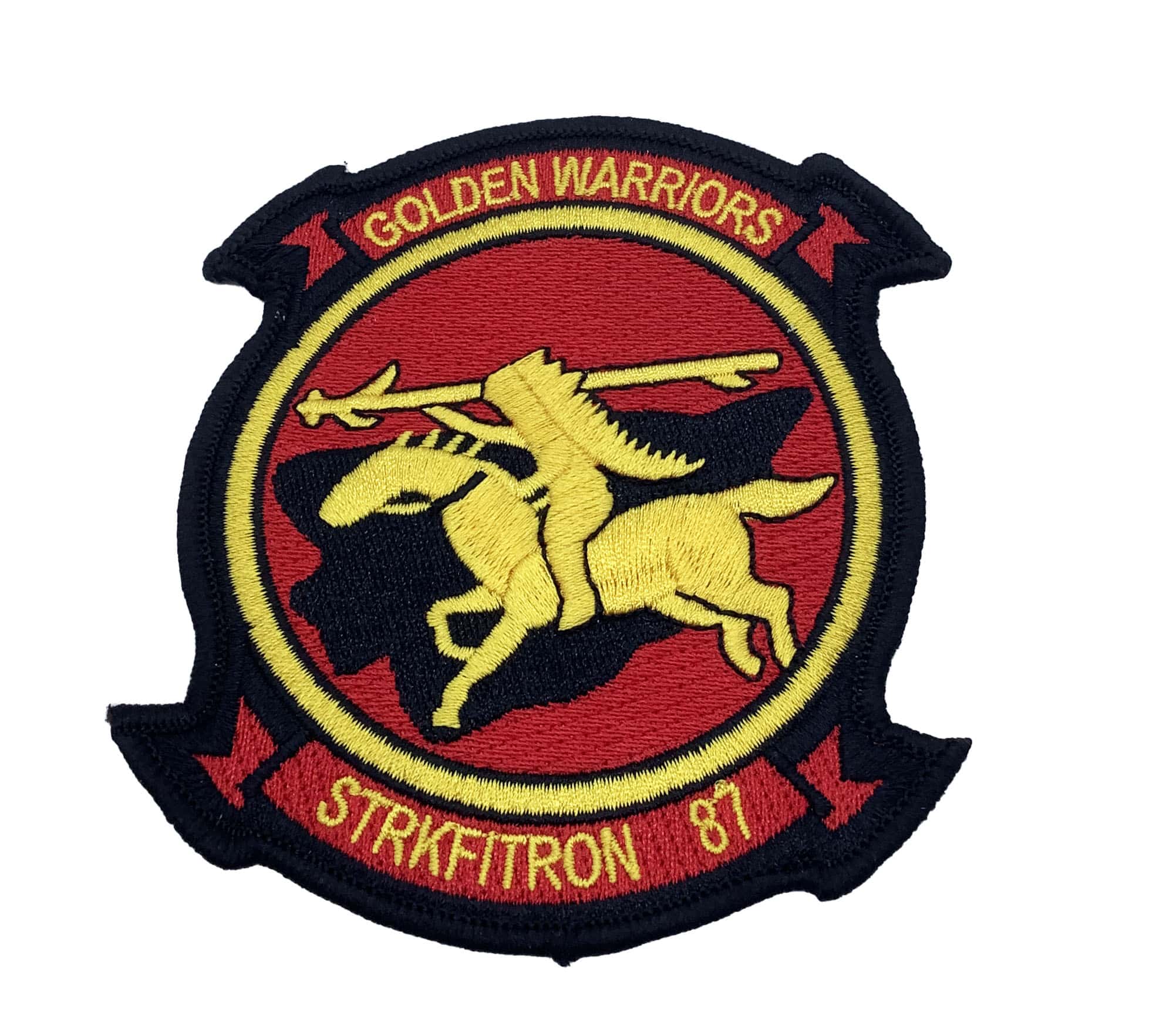 VFA-87 Golden Warriors Patch –  Sew On, 4″