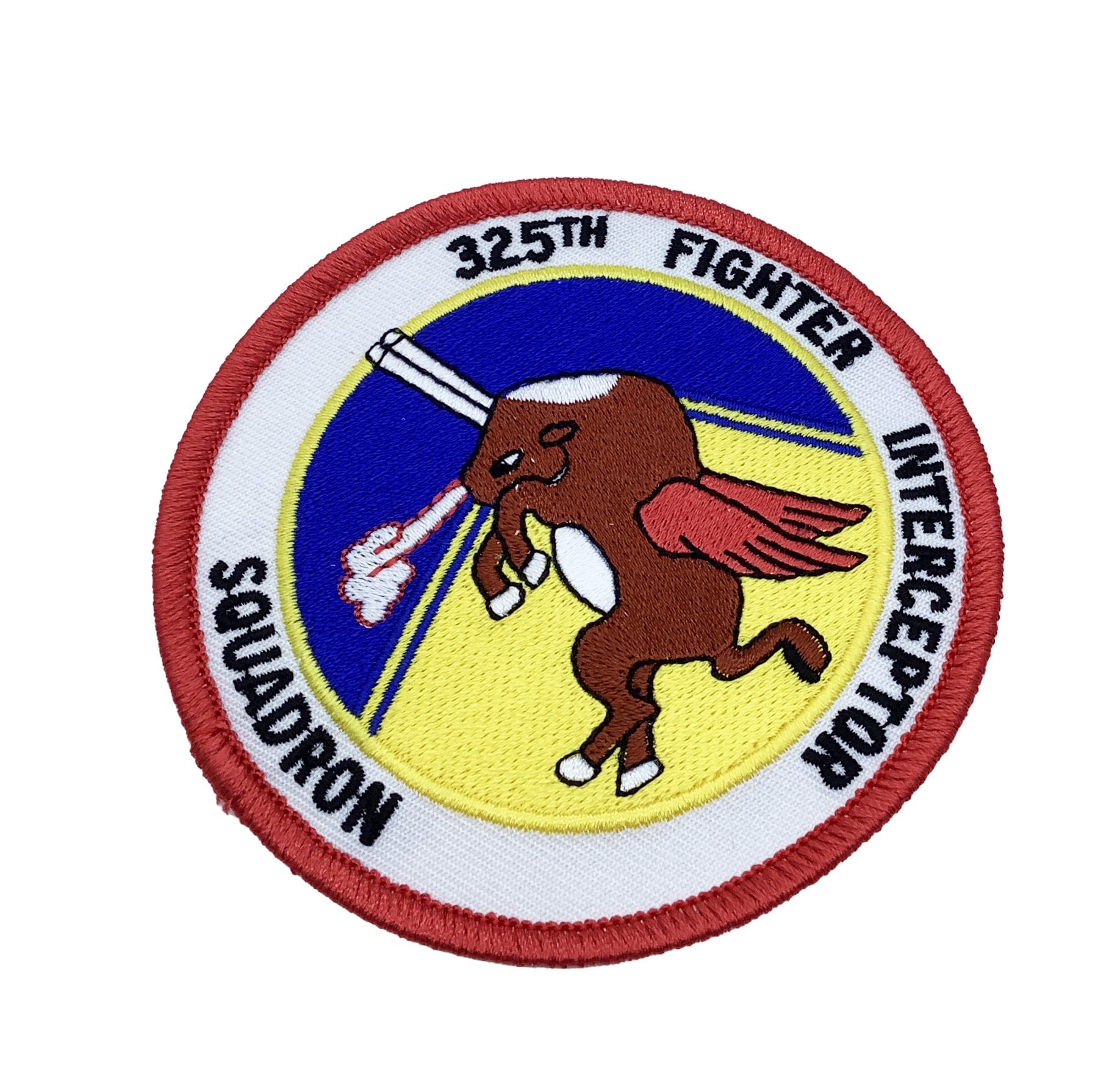 325th Fighter-Interceptor Squadron Patch – w/ Plastic Backing