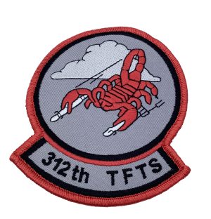 312th Tactical Fighter Squadron Patch – With Hook and Loop