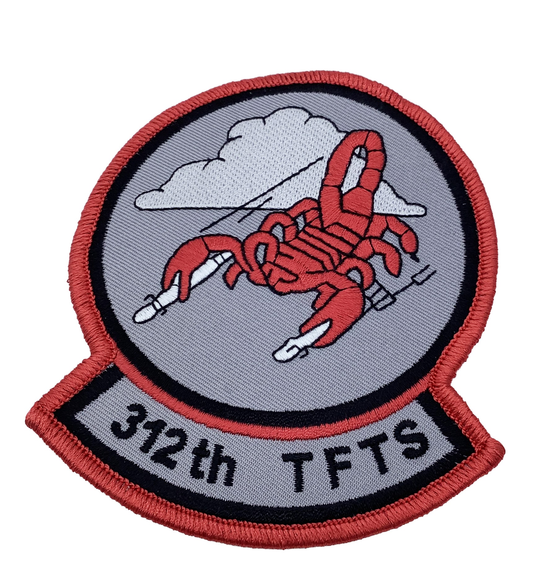 312th Tactical Fighter Squadron Patch – With Hook and Loop