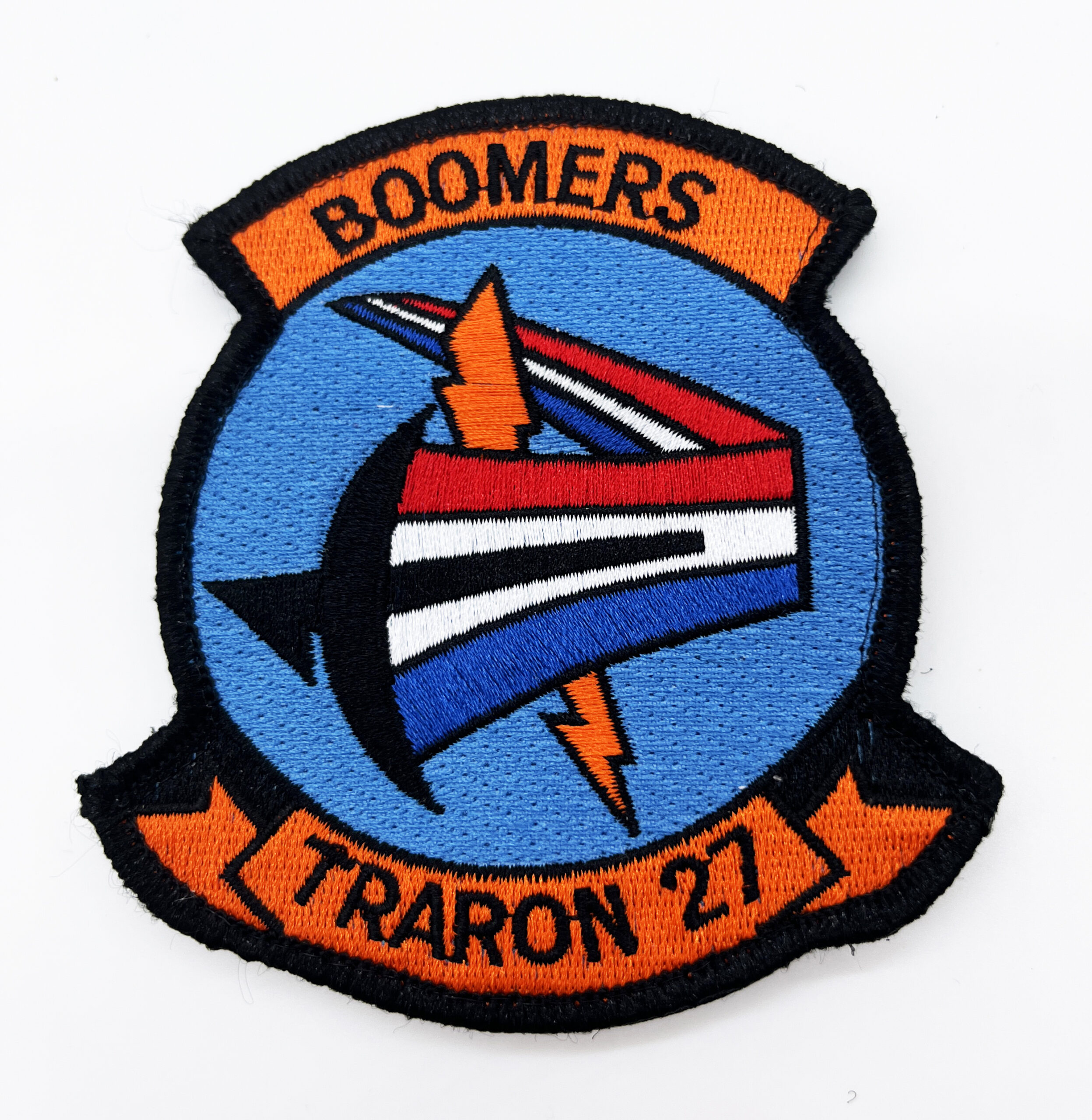 VT-27 Boomers Squadron Patch – With Hook and Loop, 4″