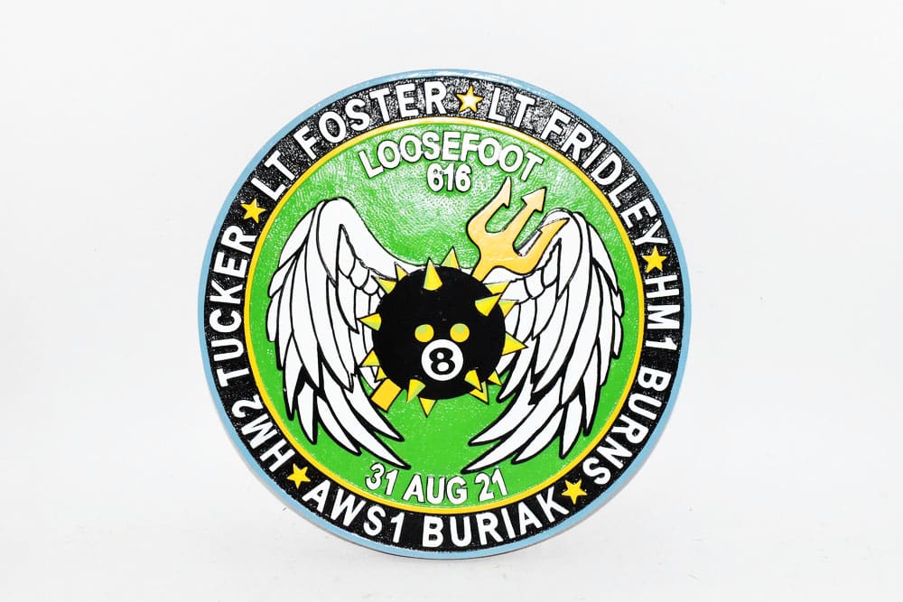 HSC-8 Loosefoot 616 Memorial Plaque