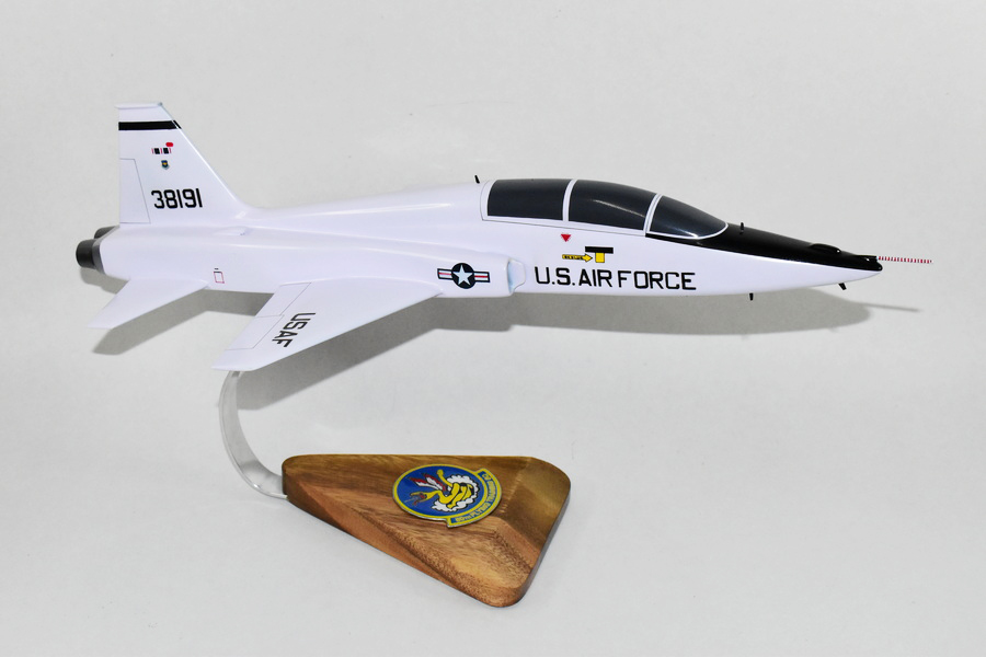 50th FTS Strikin Snakes 1970 T-38  Talon Model, 1/32 (18″) Scale, Mahogany, Trainer