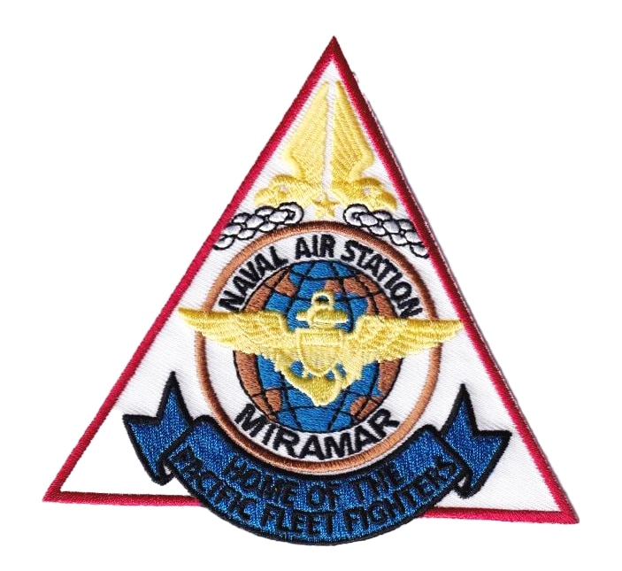 Nas Miramar TopGun Fightertown USA Patch – With Hook and Loop