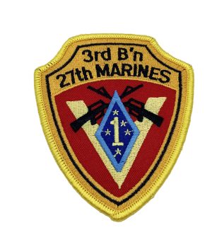 3rd Bn 27th Marines Patch – Plastic Backing