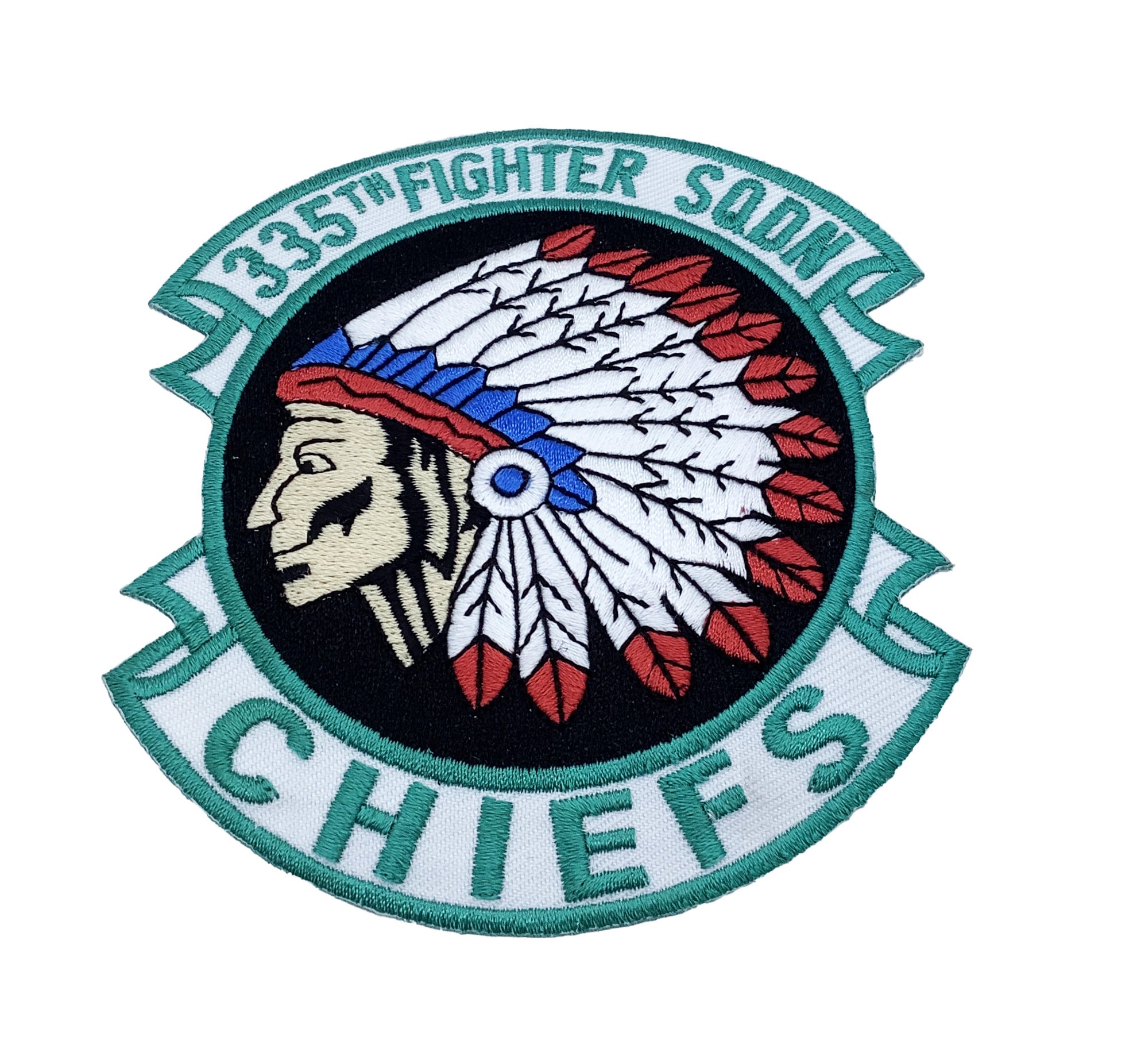 335th Fighter Squadron Patch – With Hook and Loop