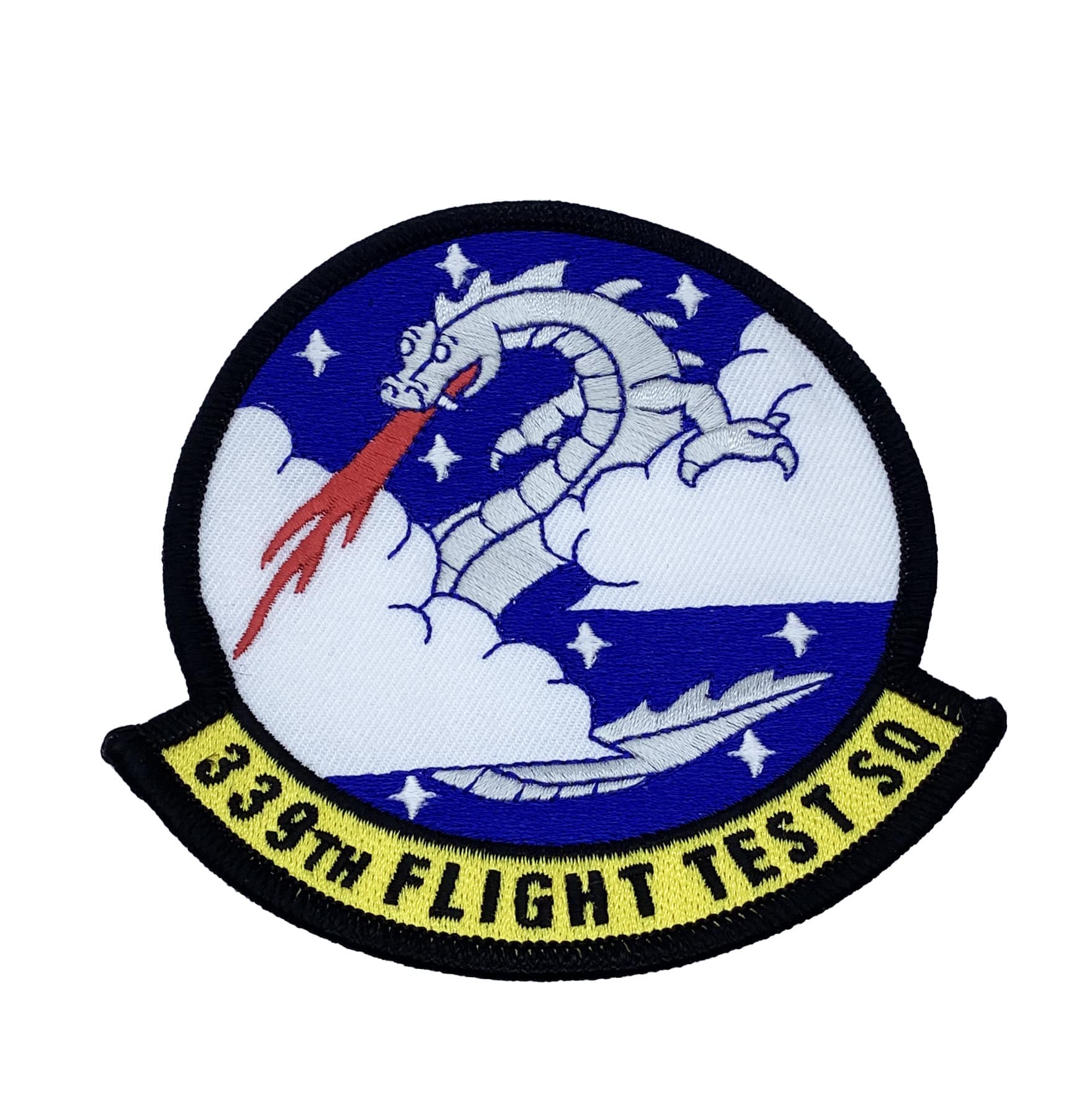 339th Flight Test Squadron Patch– Plastic Backing