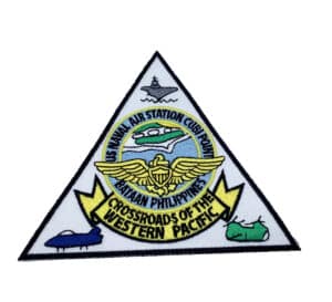 Crossroads of the Pacific Cubi Point Patch – Plastic Backing